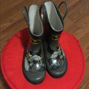 Batman rain boots 9/10 boys preschool